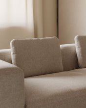 Load image into Gallery viewer, Blok beige chenille cushion 40 x 60cm - image 2