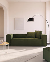 Load image into Gallery viewer, Blok cushion in green thick corduroy 40 x 60cm - image 3