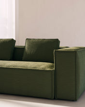 Load image into Gallery viewer, Blok green thick corduroy 3-seater corner sofa 290 x 230cm/230 x 290cm FSC Mix Credit - image 5