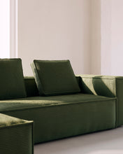 Load image into Gallery viewer, Blok cushion in green thick corduroy 50 x 60cm - image 2