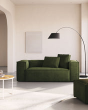 Load image into Gallery viewer, Blok 2-seater sofa in green thick corduroy 210cm FSC Mix Credit - image 6
