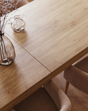 Load image into Gallery viewer, Briva extendable table with a natural oak wood finish, 200 (280) x 100 cm - image 6