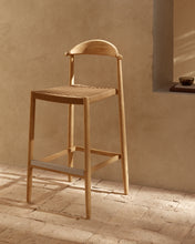 Load image into Gallery viewer, Nina stool in solid acacia wood, height 76 cm FSC 100% - image 4