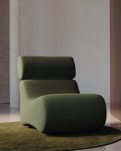 Load image into Gallery viewer, Club dark green bouclé armchair - image 4