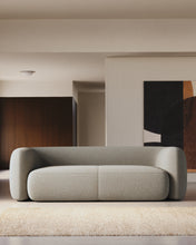 Load image into Gallery viewer, Martina stone-coloured bouclé 3-seater sofa 246cm FSC Mix Credit - image 4