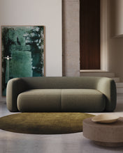 Load image into Gallery viewer, Martina green bouclé 3-seater sofa 246cm FSC Mix Credit - image 4