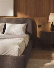 Load image into Gallery viewer, Martina bed with removable cover in brown bouclé fabric for 180 x 200cm mattress FSC Mix Credit - image 5