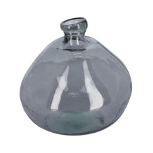Load image into Gallery viewer, Brenna vase in 100% recycled blue glass, 33 cm