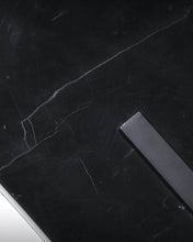 Load image into Gallery viewer, Juhe floor lamp in steel and black marble UK adapter - image 3