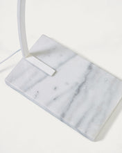 Load image into Gallery viewer, Juhe floor lamp in in ash wood veneer, steel and white marble UK adapter - image 5
