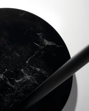 Load image into Gallery viewer, May steel floor lamp with black marble base UK adapter - image 4