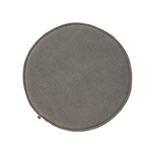 Load image into Gallery viewer, Sora round corduroy chair cushion in grey, 35 cm