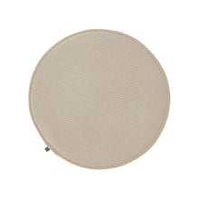 Load image into Gallery viewer, Sora round corduroy chair cushion in taupe, 35 cm
