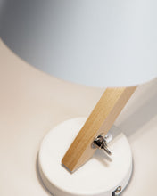 Load image into Gallery viewer, Muse wall light made from beech and steel with a white finish - image 3