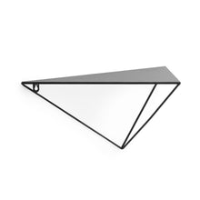 Load image into Gallery viewer, Teg prism shelf in steel with black finish 40 x 20 cm