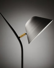 Load image into Gallery viewer, Aurelia floor lamp in steel with black finish UK adapter - image 3