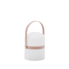 Load image into Gallery viewer, Ridley mini LED table lamp in pink polyethylene