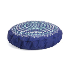 Load image into Gallery viewer, Blue Ashleen pouf Ø 60 cm