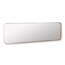 Load image into Gallery viewer, Marco gold metal wall mirror 30 x 100 cm - image 2