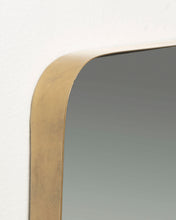 Load image into Gallery viewer, Marco gold metal wall mirror 30 x 100 cm - image 3