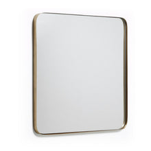 Load image into Gallery viewer, Marco gold metal wall mirror 60 x 60 cm