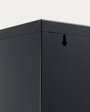 Load image into Gallery viewer, Ode shoe rack with 5 doors in dark grey, 50 x 168.5 cm - image 5