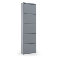 Load image into Gallery viewer, Shoe rack Ode 50 x 168,5 cm 5 doors grey