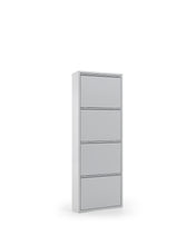 Load image into Gallery viewer, Shoe rack Ode 50 x 136 cm 4 doors metal grey - image 2