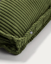 Load image into Gallery viewer, Blok cushion in green thick corduroy 40 x 60cm - image 4