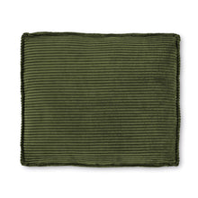 Load image into Gallery viewer, Blok cushion in green thick corduroy 50 x 60cm