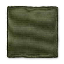 Load image into Gallery viewer, Blok cushion in green thick corduroy 60 x 60cm