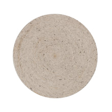 Load image into Gallery viewer, Takashi 100% grey wool round rug, Ø 150 cm - image 2