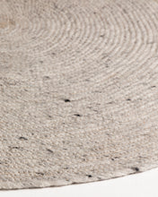 Load image into Gallery viewer, Takashi 100% grey wool round rug, Ø 150 cm - image 4