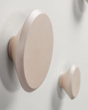 Load image into Gallery viewer, Set of 3 Nadua hangers in solid wood with a natural beech finish. - image 4