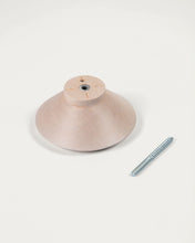 Load image into Gallery viewer, Set of 3 Nadua hangers in solid wood with a natural beech finish. - image 5