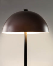 Load image into Gallery viewer, Aleyla table lamp in metal with maroon finish UK adapter - image 5