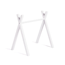 Load image into Gallery viewer, Maralis kid's teepee gym made from solid beech wood with a white finish