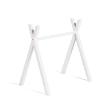 Load image into Gallery viewer, Maralis kid's teepee gym made from solid beech wood with a white finish - image 2