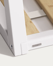 Load image into Gallery viewer, Maralis teepee bed made of solid beech wood with a white finish, for 70 x 140 cm mattresses - image 5