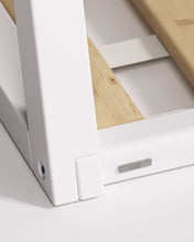 Load image into Gallery viewer, Maralis teepee bed made of solid beech wood with a white finish, for 90 x 190 cm mattresses - image 7