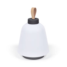 Load image into Gallery viewer, Udiya outdoor table lamp in polythene and metal with a black finish