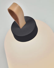 Load image into Gallery viewer, Udiya outdoor table lamp in polythene and metal with a black finish - image 6