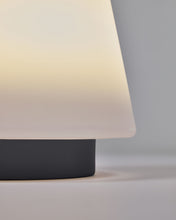 Load image into Gallery viewer, Udiya outdoor table lamp in polythene and metal with a black finish - image 7