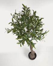 Load image into Gallery viewer, Artificial Olive Tree with black plantpot 140 cm - image 4