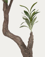 Load image into Gallery viewer, Artificial Olive Tree with black plantpot 140 cm - image 8