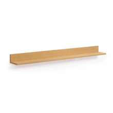 Load image into Gallery viewer, Abilen oak veneer and white lacquer shelf, 120 x 15 cm, FSC™ 100% certified