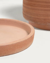 Load image into Gallery viewer, Karlina set of 2 terracotta plant pots with dishes, Ø 33 cm / Ø 24 cm - image 7