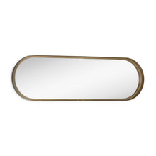 Load image into Gallery viewer, Tiare gold metal wall mirror 31 x 101 cm - image 2