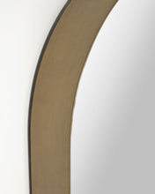 Load image into Gallery viewer, Tiare gold metal wall mirror 31 x 101 cm - image 4