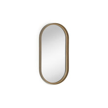 Load image into Gallery viewer, Tiare gold metal wall mirror 31 x 61,5 cm